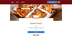 Desktop Screenshot of captaintonys.co.uk